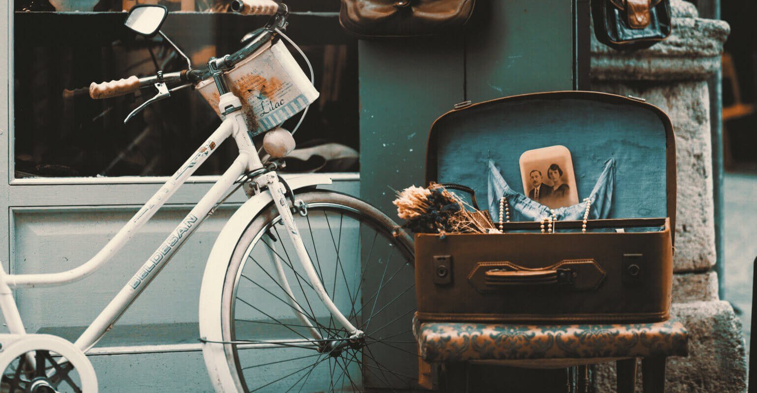 foto de bicicleta antigua