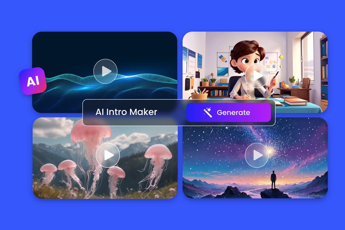 Fotor free online AI intro maker