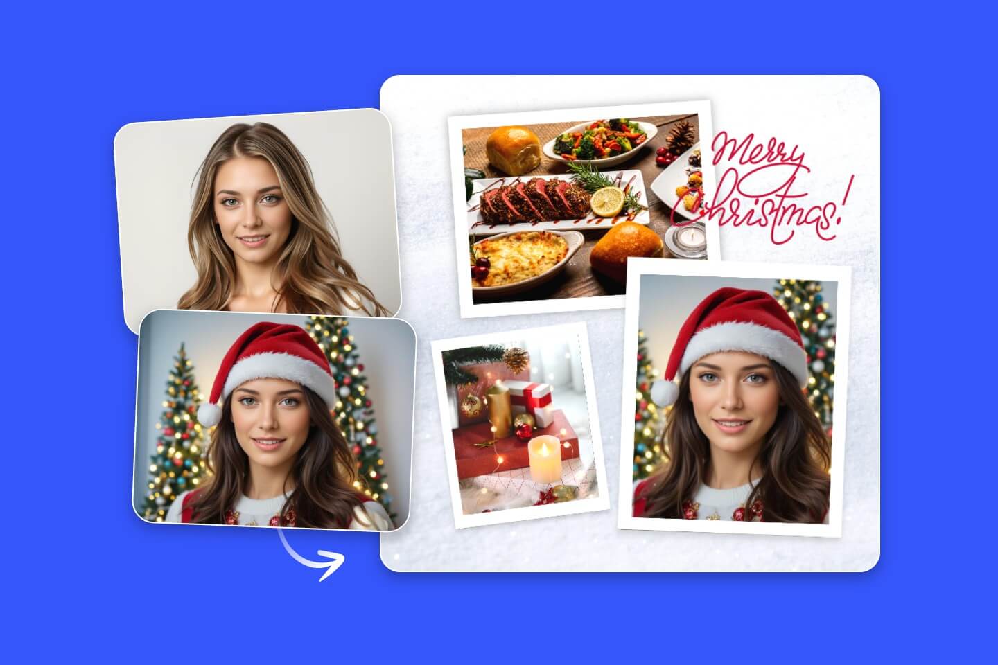 Fotor editor online gratuito de fotos navideñas
