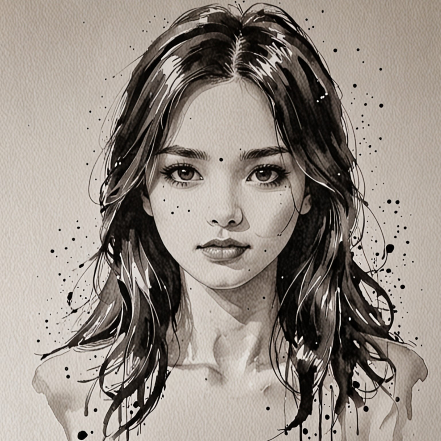 Peinture à l'encre