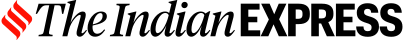 the logo of Indianexpress website